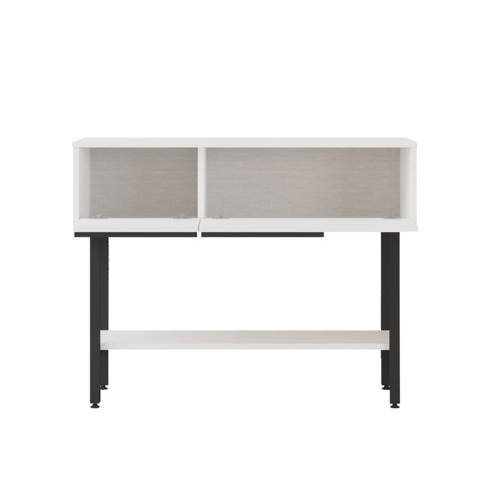 Hanah Home On12-W Aparador Blanco Tablero Partículas Melamina 100x76x29.5 cm